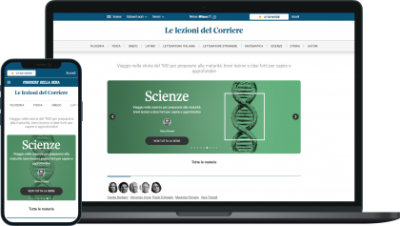 “Le lezioni d’autore del Corriere”